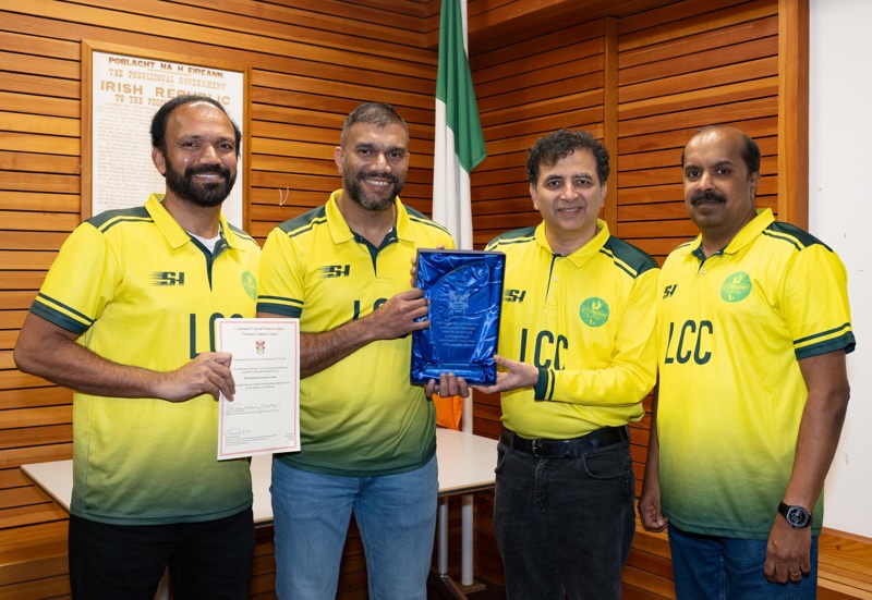 Letterkenny Cricket Club Honoured at Mayor's Reception