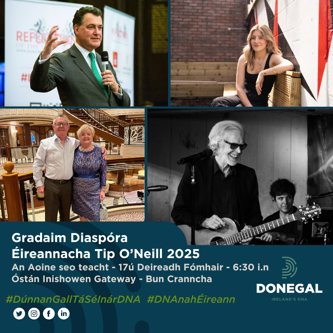 An Cuntais Síos deiridh chuig Ghradaim Diaspóra  Éireannacha Tip O’Neill 2025