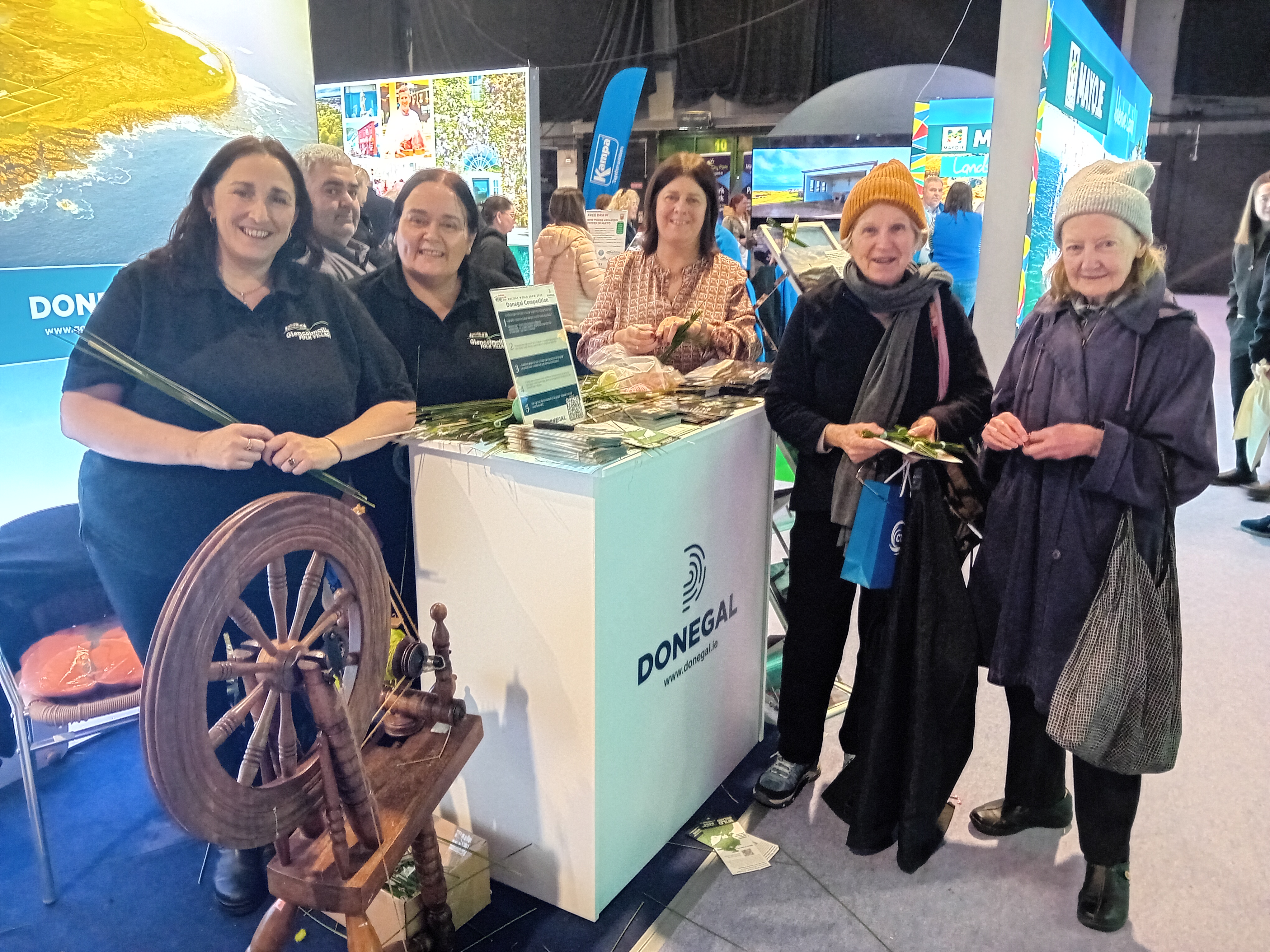 Glencolmcille Folk Village exhibiting at last year's show 