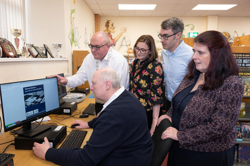 Money Matters Financial Literacy Digital Resource Launched at Leabharlann Phobail na Rosann