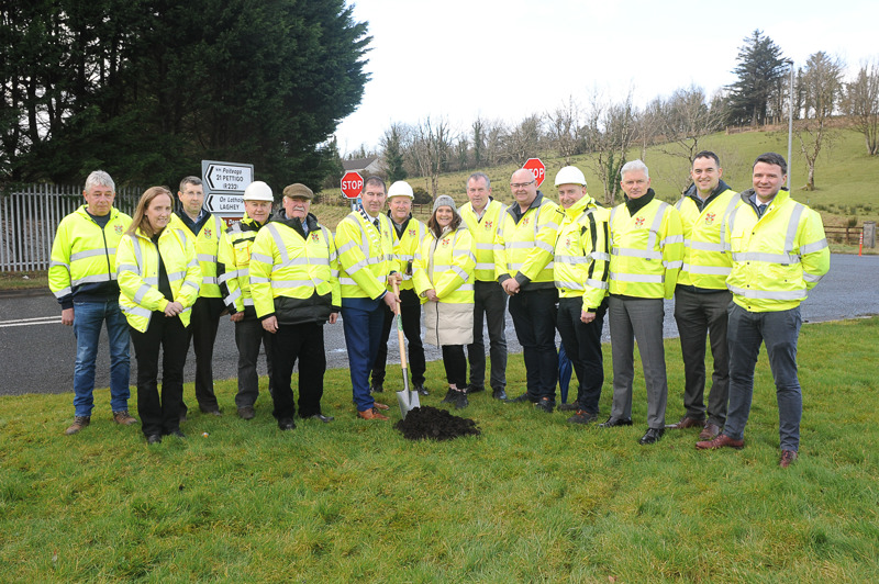 Sod Turned for €2.4m N15 Laghey Roundabout Safety Project