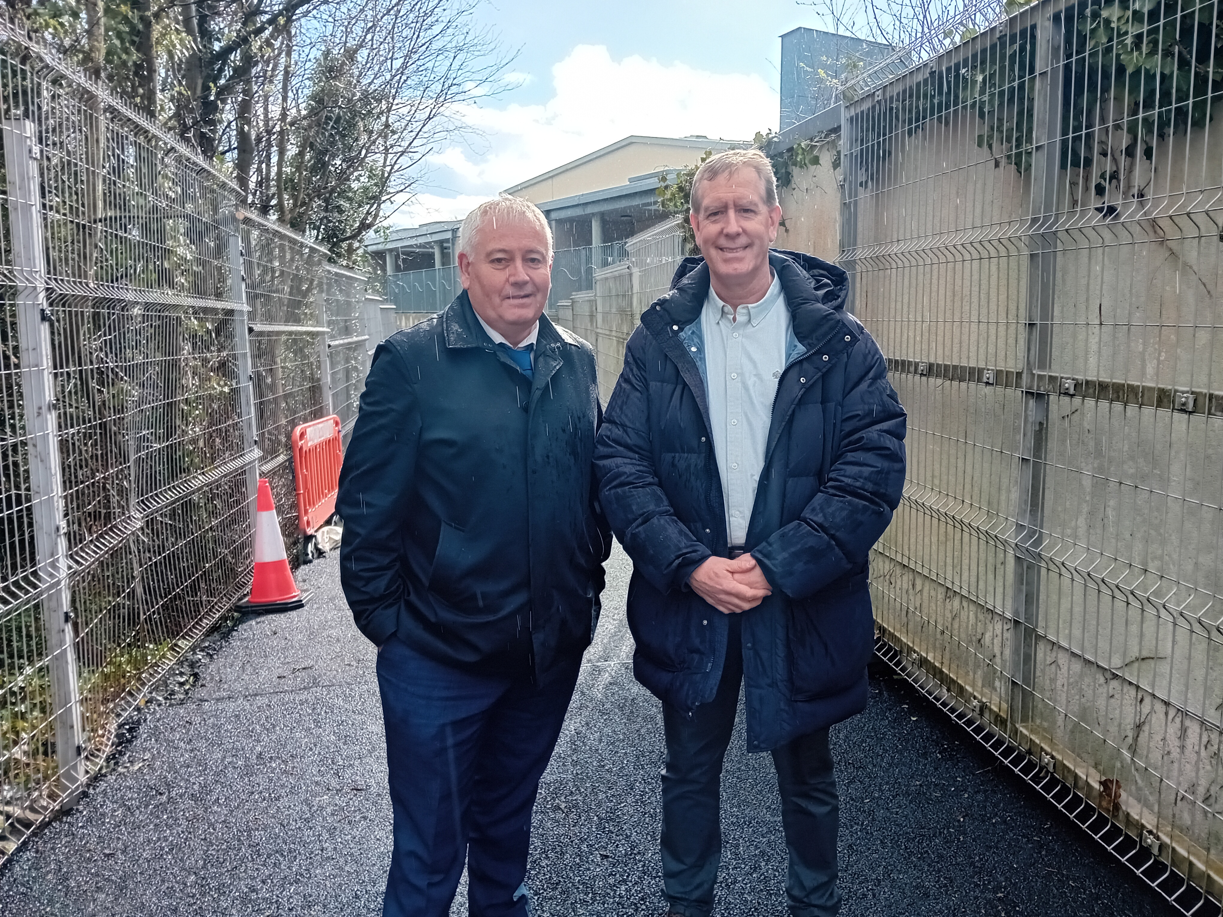 Cllr Martin Harley, Cathaoirleach, Lifford/Stranorlar MD pictured with Andrew McGowan, Donegal ETB at the Official Opening of Drumboe Walkway