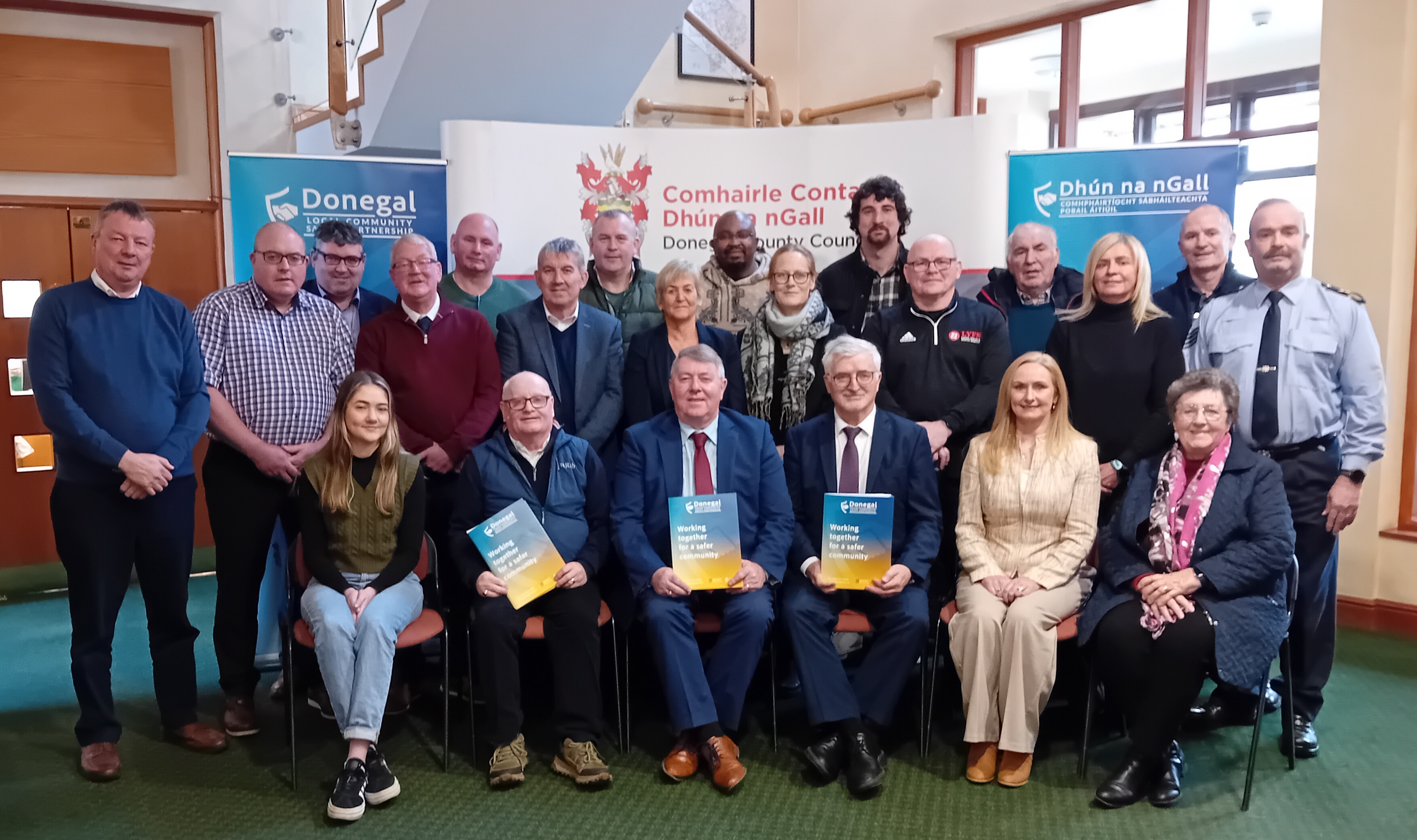 Pictured at the inaugural meeting of the new Donegal Local Community Safety Partnership
