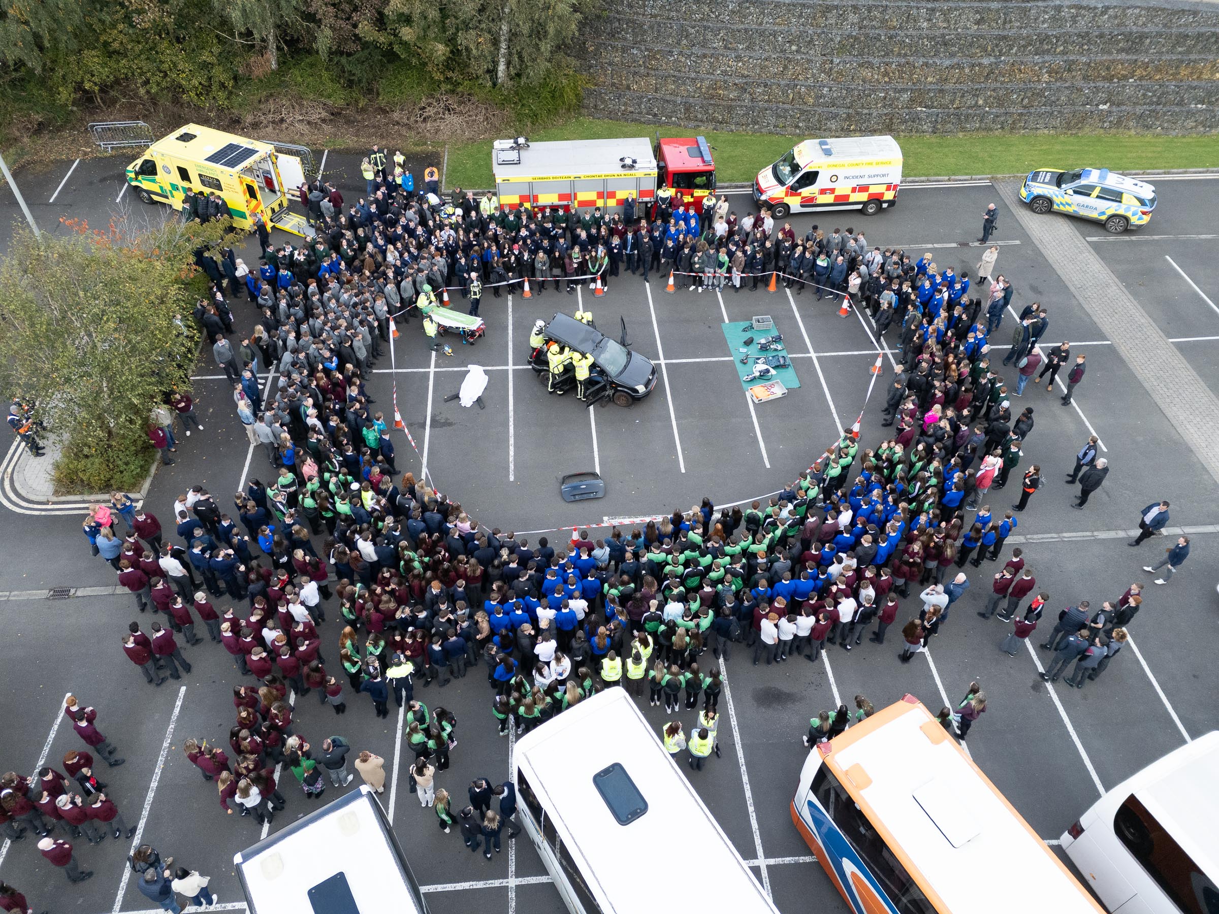 Donegal County Council AXA Roadsafe Roadshow drives home the vital road safety message
