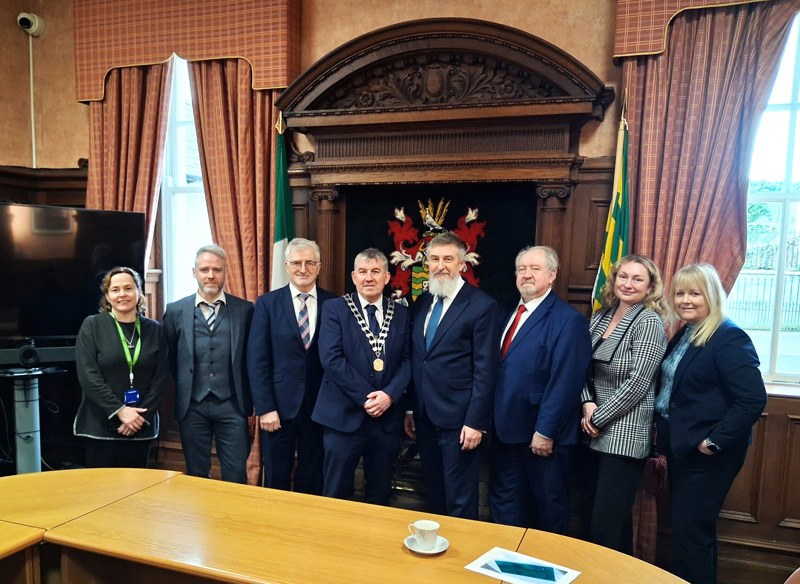 Polish Ambassador visit to Donegal County Council Ireland EU Presidency 2026