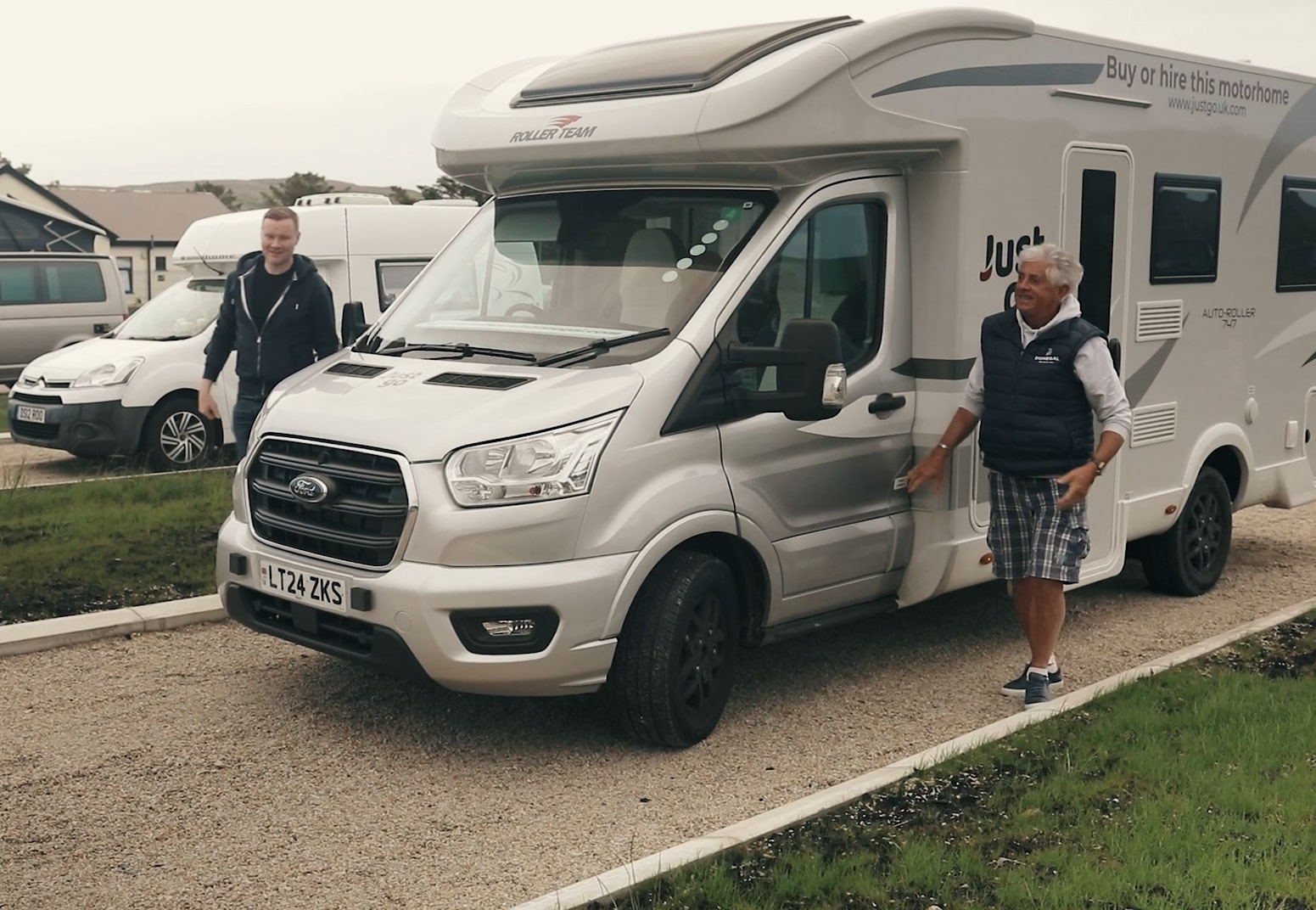 Michael and Noel pictured at Wild Atlantic Camping