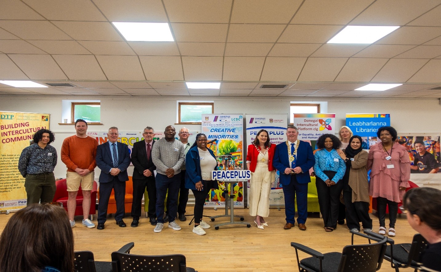 ‘Creative Minorities’ countywide project launched, as part of the Donegal Theme 3: Building Respect for all Cultural Identities, PEACEPLUS Local Action Plan